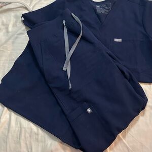 Figs Isabel wide leg scrub pant